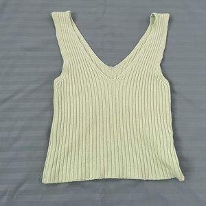 Green Brandy Melville Sweater Tank Top